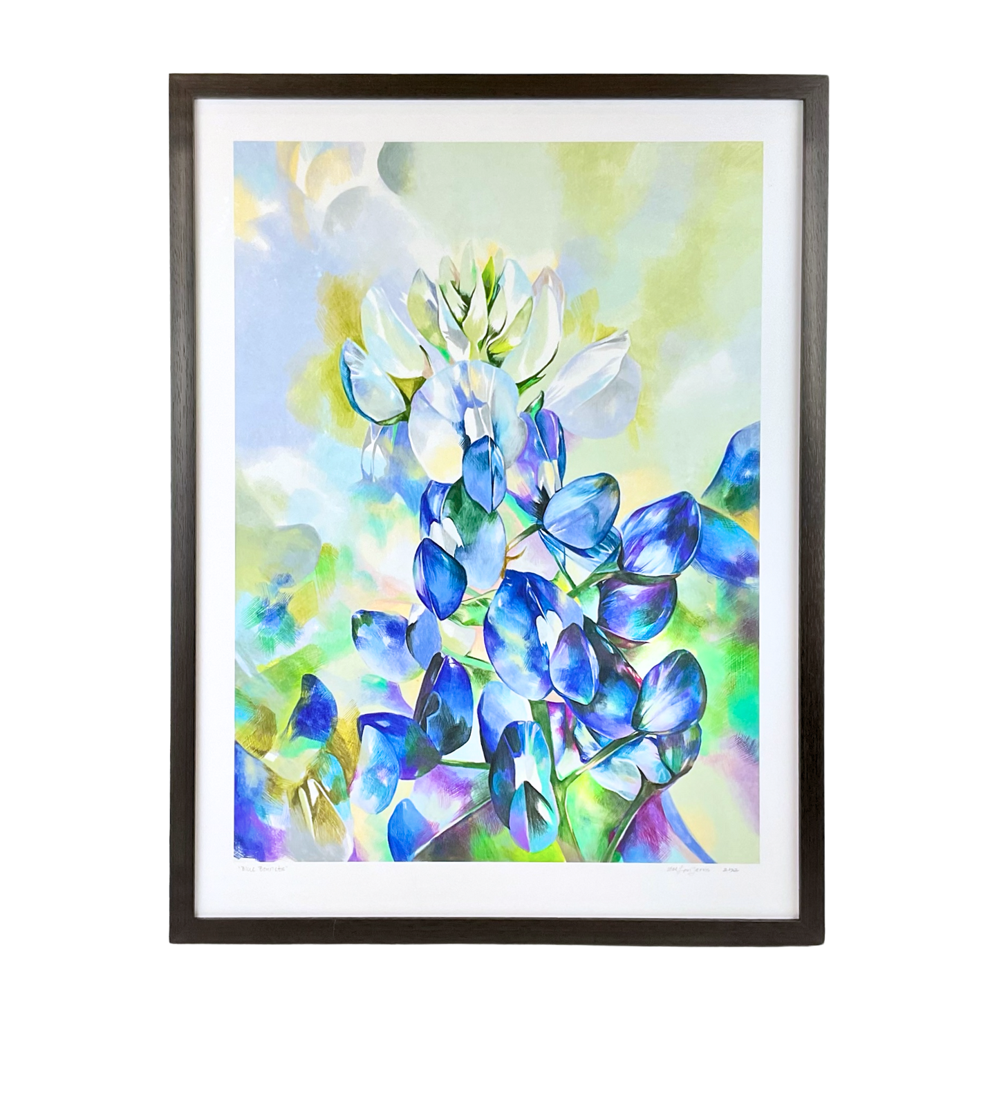 Blue Bonnets - Framed