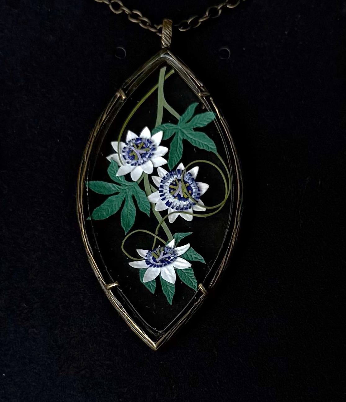 Floral Necklaces - Oval