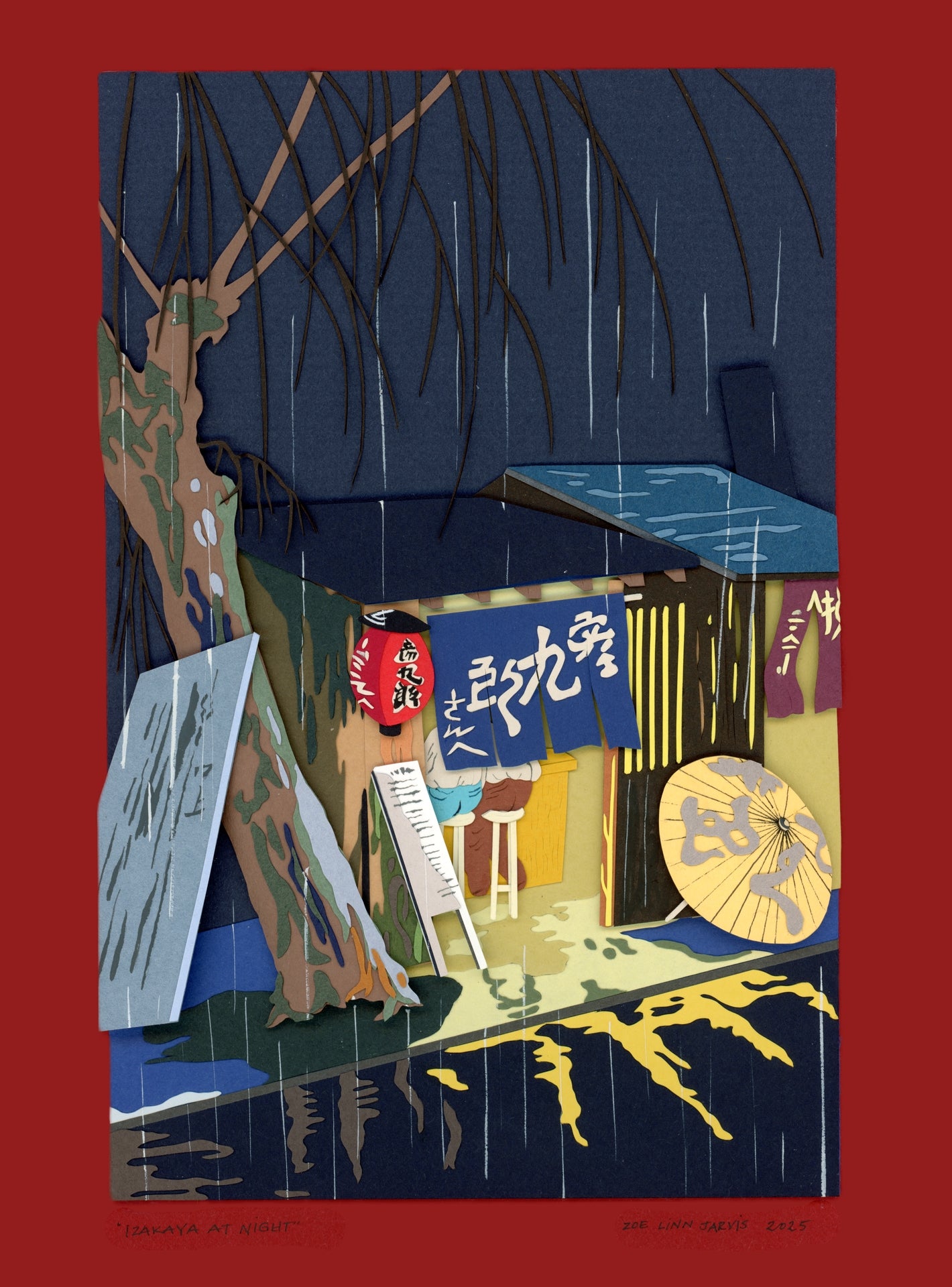 Izakaya at Night Print