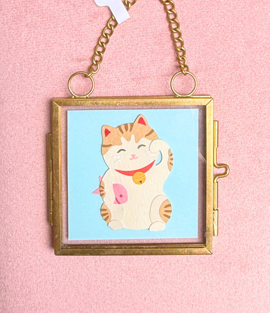 Maneki Neko with Fish
