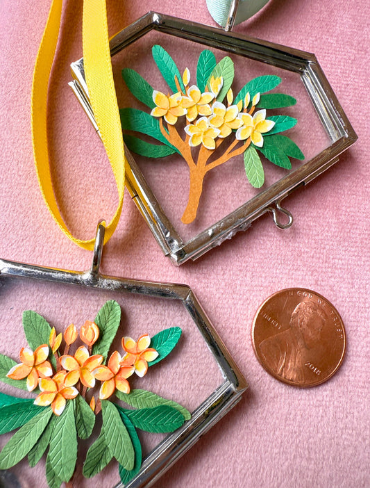 Plumeria Ornament