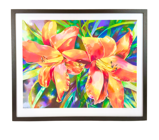 Lilies - Framed