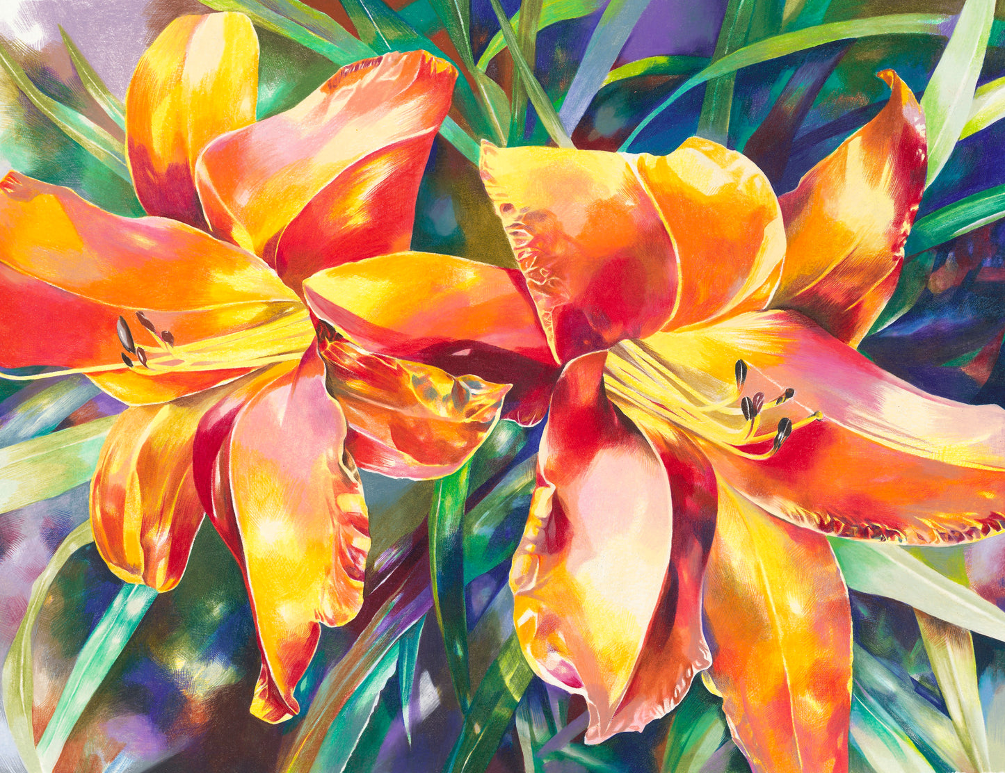 Lilies Print, 11x14"